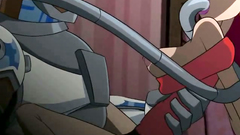 Teen Titans and their Cyborg are banging hot redhead in sex cartoon