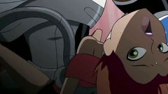 Teen Titans and their Cyborg are banging hot redhead in sex cartoon