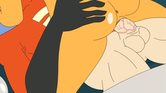 Starfire and Raven are sucking on a dick of kinky Robin from Teen Titans