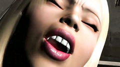 Hardcore double penetration of a cute 3d mistress by a kinky centaur