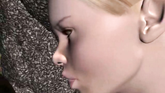 Sexy 3d woman fucks with a kinky centaur