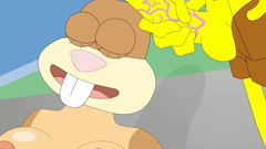 Sponge Bob and his kinky friends are having sex fun