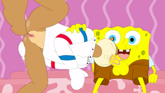 Sponge Bob and his kinky friends are having sex fun