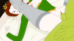 Shrek fucked in the ass his sexy girlfriend Fiona