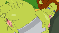 Shrek fucked in the ass his sexy girlfriend Fiona