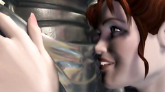 Lesbian 3d porn with two amazing hot animated beauties | Nimbus