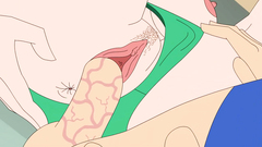 Redhead milf with big tits and ass in hardcore cartoon