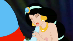 Cute Jasmine sucks huge dick of Ginny