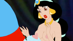 Cute Jasmine sucks huge dick of Ginny