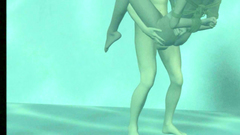 Crazy 3d sex under water
