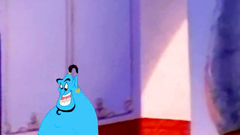 Aladdin's friend Ginny fucks his sexy girl Jasmine in her cunt