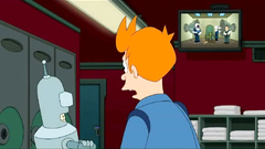 Deepthroat blowjob by hot Futurama heroines in the bathroom