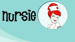 Sexy redhead meditates with a cute blonde guy on the dirty Ernie's show