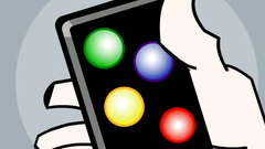 Sexy redhead meditates with a cute blonde guy on the dirty Ernie's show