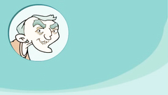 The dirty Ernie fucks a busty redhead with a pack on her head