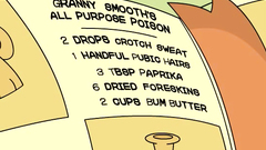 The dirty Ernie fucks a busty redhead with a pack on her head