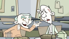 The dirty Ernie fucks a busty redhead with a pack on her head