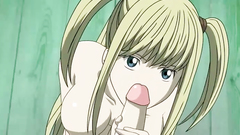 Ryuk fucks an amazing Misa Aname in her mouth and twat | Death Note porn