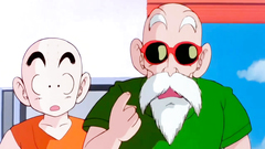 Two Dragon ball guys pump one hot blue haired cutie