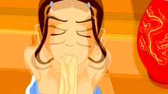 Long haired cartoon heroine is banged in her tight butthole