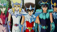 Busty anime girl is being banged by a gang of five horny peckers