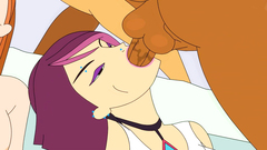 Kim Possible and another sexy teen girl cleverly swallow big dick