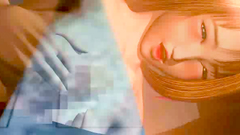 Oriental babes lesbians in hardcore 3d sex with strapon