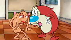 Ren and Stimpy vs Big Man