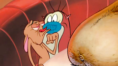 Ren and Stimpy vs Big Man