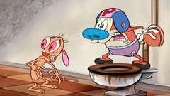 Ren and Stimpy vs Big Man