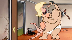 Ren and Stimpy vs Big Man