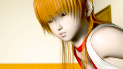 Cute japanese redhead teen with big tits skillfully sucks dick