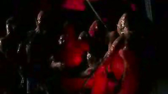 Disgusting monsters fucked in the mouth sexy brunette