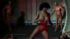 Disgusting monsters fucked in the mouth sexy brunette