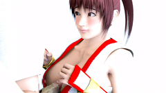 3d babe with huge boobs is banged in her tiny twat