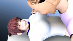 3D porn with a gorgeous and busty girl banged in all holes