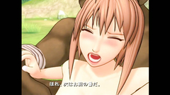 Big hentai Ogre repe young brunette girl warrior