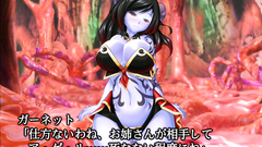 Sexy 3D busty Draenei girl licks cock with her long tongue