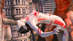 Kinky girl Lumina in extreme holes bang vs three 3D Monsters | Lumina vs 3