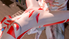 Kinky girl Lumina in extreme holes bang vs three 3D Monsters | Lumina vs 3