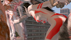 Lumina gets hardcore gang bag from Alien 3D monsters | Lumina vs 3