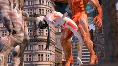 Lumina gets hardcore gang bag from Alien 3D monsters | Lumina vs 3