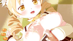 Cute busty anime blonde teen in stockings ride a huge dick