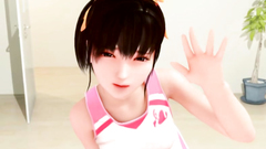 Horny brunette 3d babe loves when her abuse