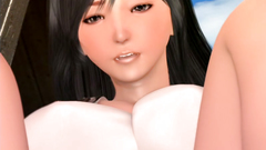 Perfect 3D Tifa Lockhart with huge tits squirting of hardcore sex | Final Fantasy