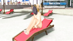 Gameplay of real sexy porn-game with perfect babe