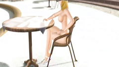 Gameplay of real sexy porn-game with perfect babe