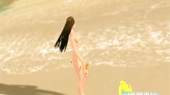 Sexy 3D naked Hentai girls walking on the beach | Dead Or Live