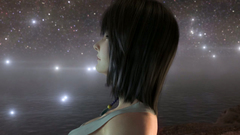 Beauty brunette with perfect body and perky tits in 3D Fantasy Sex World