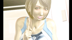 She got out of the pool and went into the locker room sex